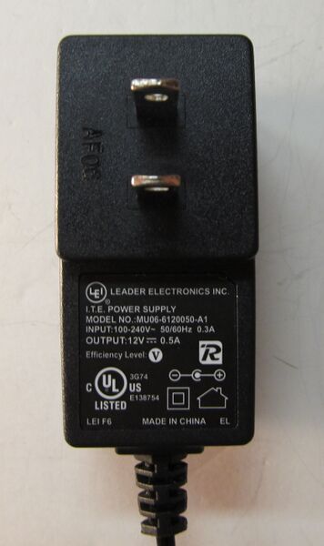 File:Asante SmartHub AWRT-300N power adapter.jpg
